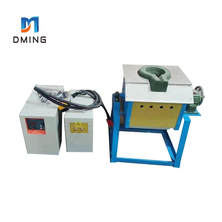 25kg medium frequency metal scrap induction metal melting furnace
