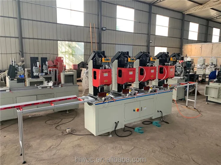 Automatic UPVC Window and Door Making Four Head Screw Fastening Machine