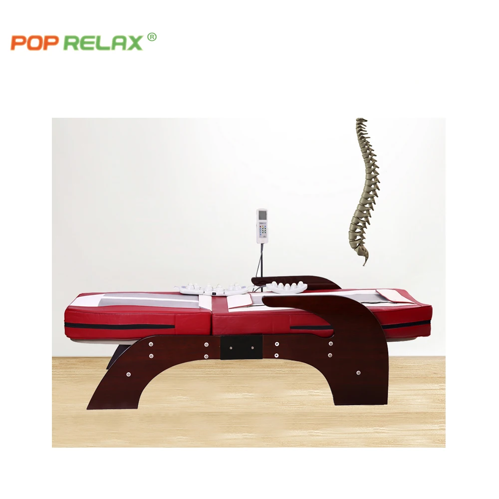 Korean serajen v3 master jade massage table full body far infrared chiropractic roller germanium thermal spa  bed