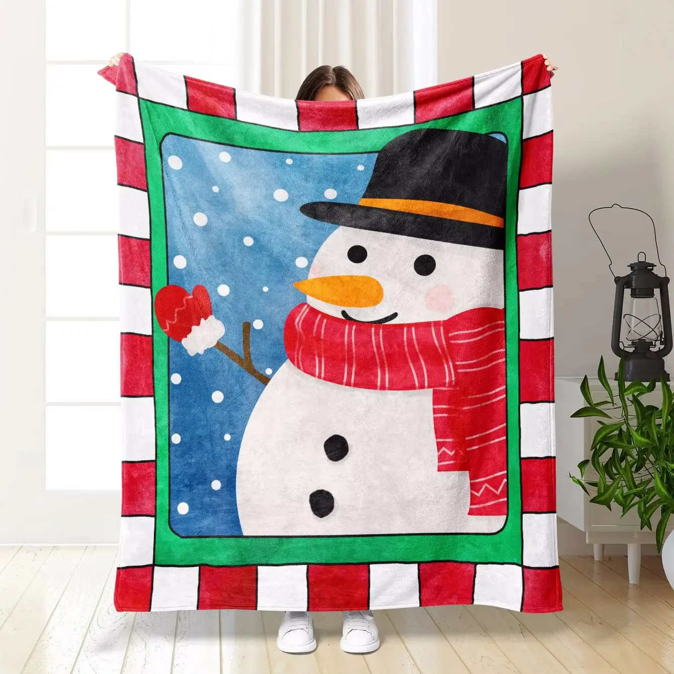 LOW MOQ Luxury Customized Logo Name Text Packaging Custom Kids Baby Blanket Bed Sofa Throw Custom Printed Blankets with Logo