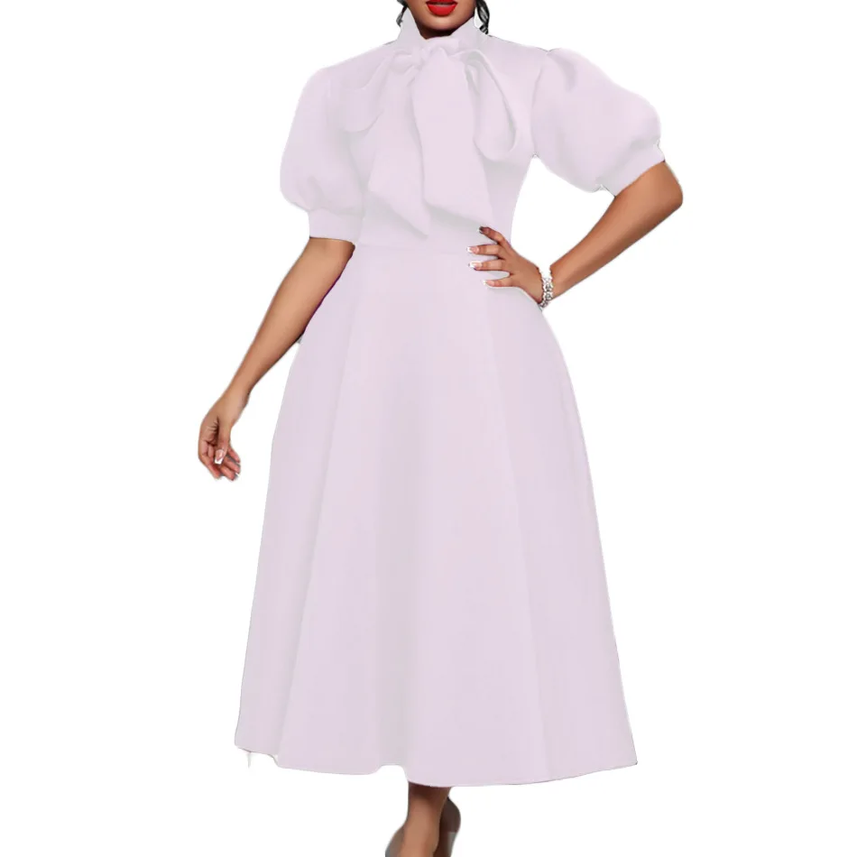 Classic For Women 2024 Vetement Femme Chic Plus Size African Woman Church Formal Dresses