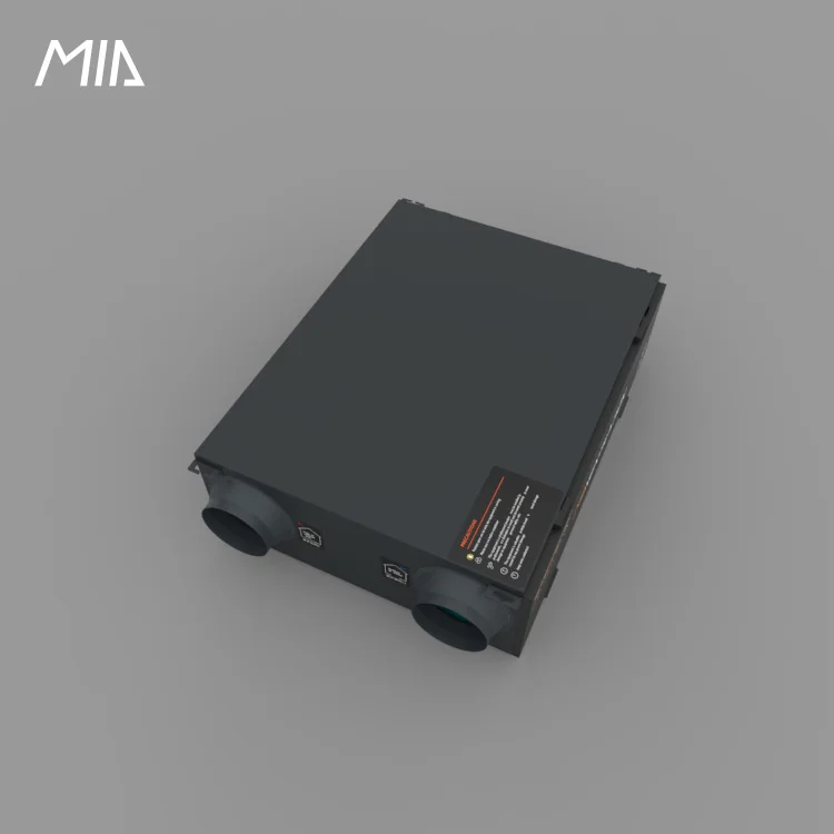 Рекуператор MIA 150 м3/ч HRV ERV рекуперация тепла/энергии Вентиляция с теплообменным сердечником угольный фильтр HEPA для дома