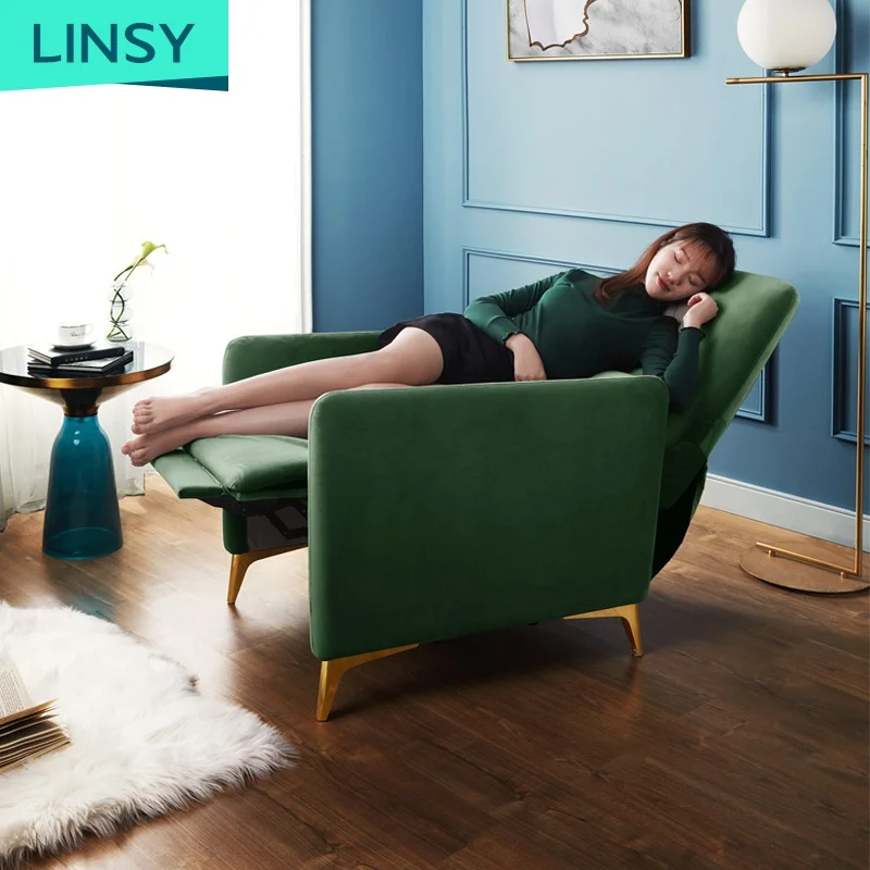 
Linsy Home nordic minimalist living room fabric luxury functional sofa single chair 