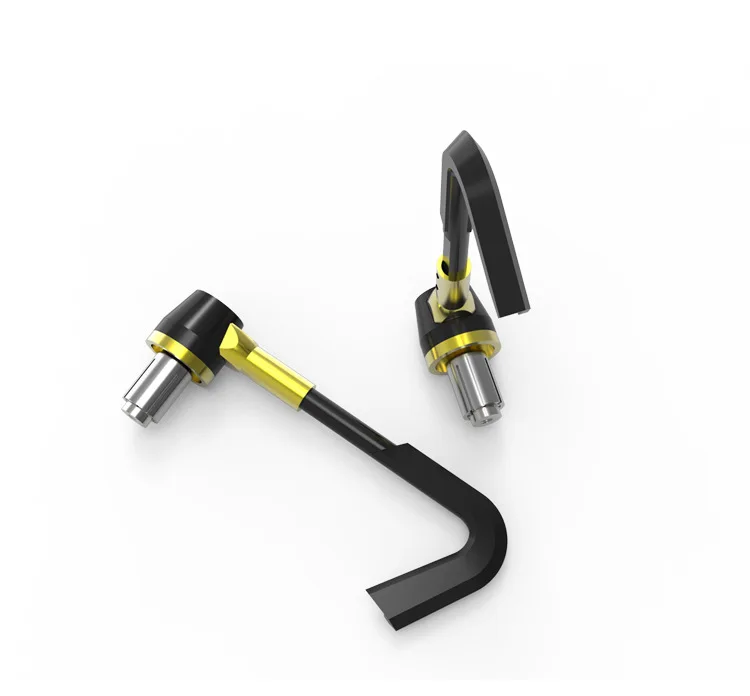 Universal 7/8in 22mm CNC Aluminum Handlebar Brake Clutch Lever Hand Guard Protector for Motorcycle, Motorbike, Scooters