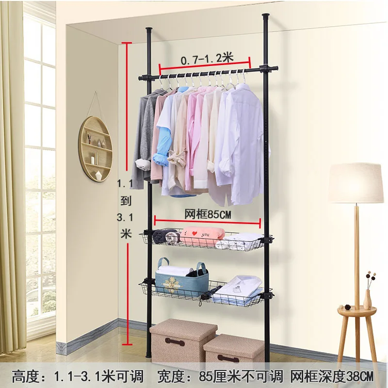 Living Room Furniture Wooden Metal Hall Tree Clothes Hanger Entryway Shoe Coat Rack with Bench