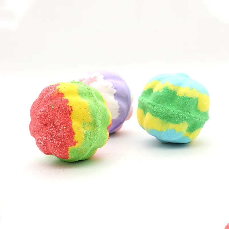 100g Sweet Orange Vanilla Bath Salt ball rainbow bubble essential