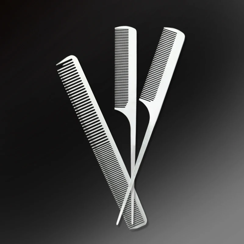 Manufacturers Direct Sale Steel Pin Tail Comb Salon Hair Comb Barber Tail Hair Comb