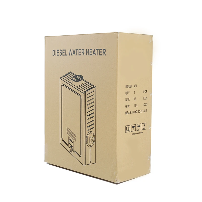 ZOBO новый дизайн портативный 12В дизельный tankless на колесах мини