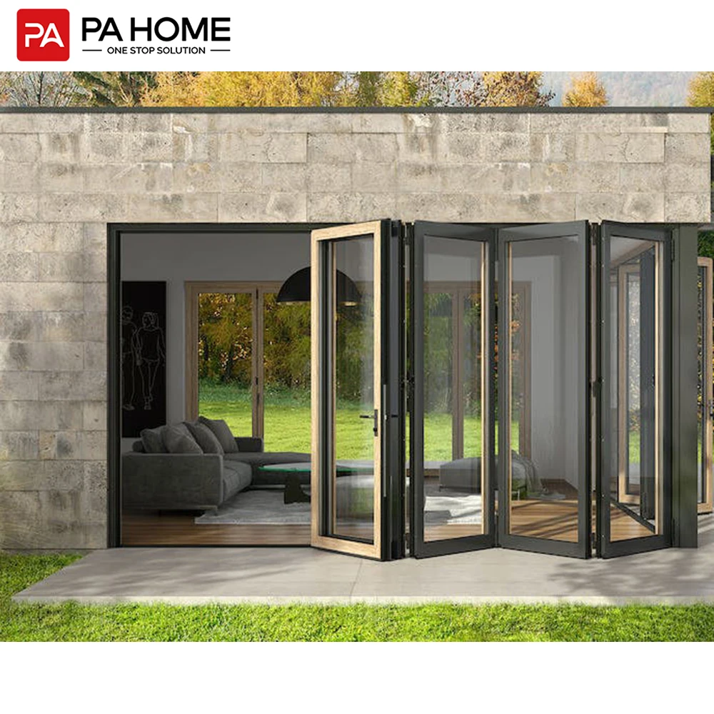 PA Wholesale Custom PVC Folding Rolling Gate Foldable Doors for Home Apartment