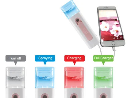 facial steamer  nano mist fog machine vapor de ozono