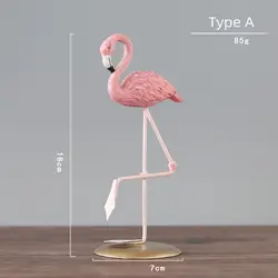 Nordic ins style resin flamingo decoration family living room desktop Flamingo decoration wedding decoration couple gifts
