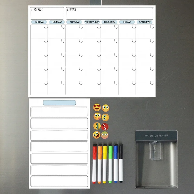 Premium Dry Erase 365 Day Calendar Wall Calendar Yearly Wall Calendar Printing