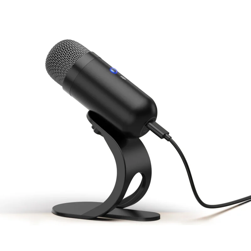 Professional Metal Voice Recording Usb Desktop Mic Condenser Studio Microphone Podcast Recording Gaming Microphone