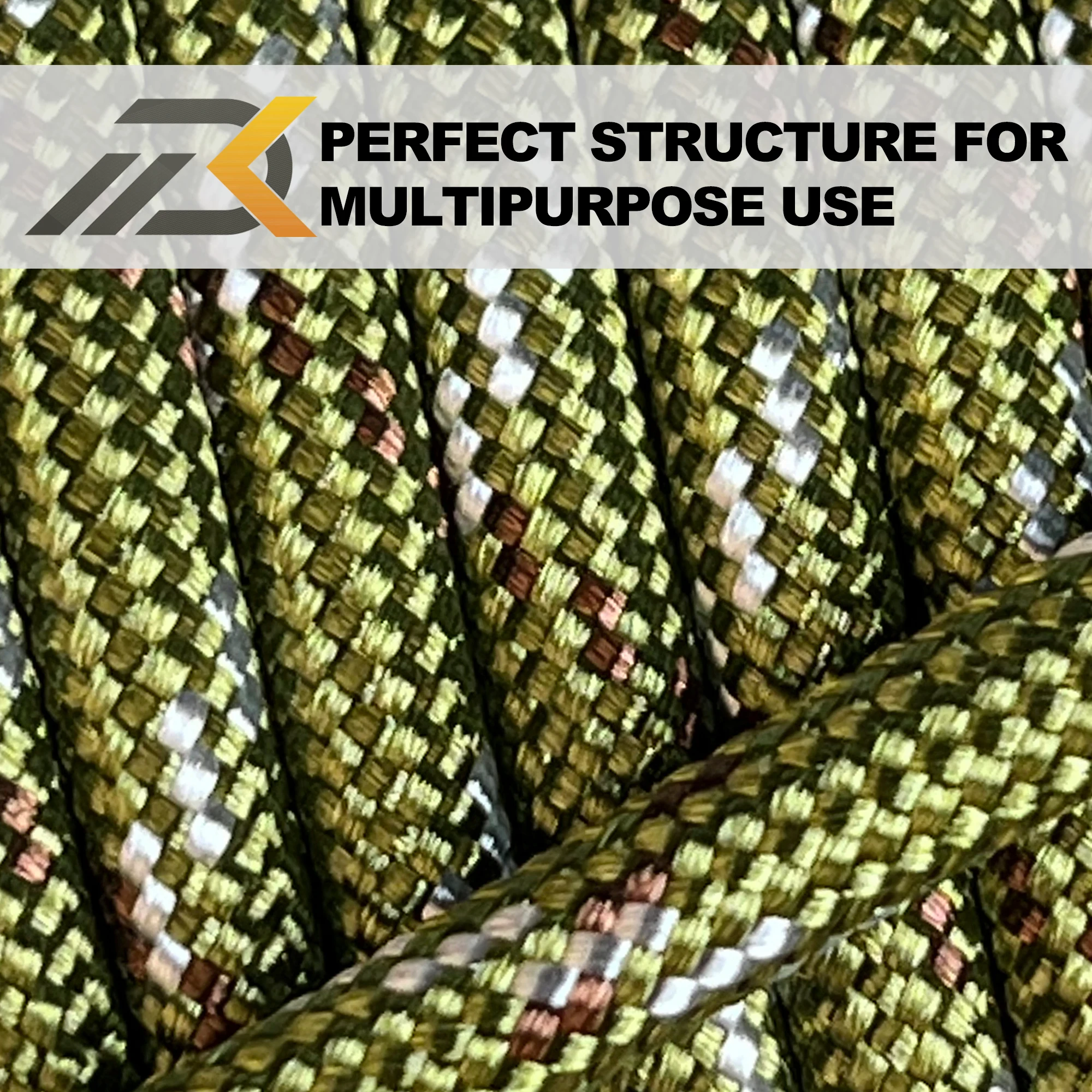 Wholesale paracord 550 3 cores 7/11 strands 4mm green nylon paracord 550lb paracord for camping and DIY