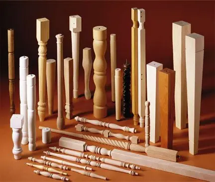 Wooden Baluster Spindles Indoor Solid Wood Baluster New Designs Fencing Posts Wood Stair Pillar