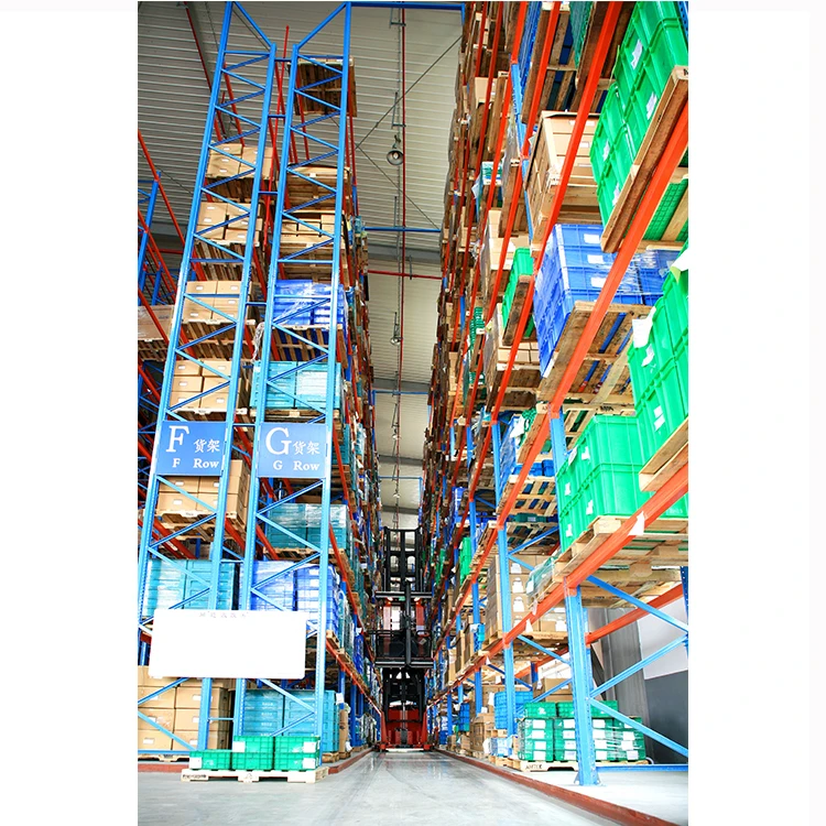 
Heavy Duty Narrow Aisle Pallet Racking Steel Storage Racks For Warehouse 