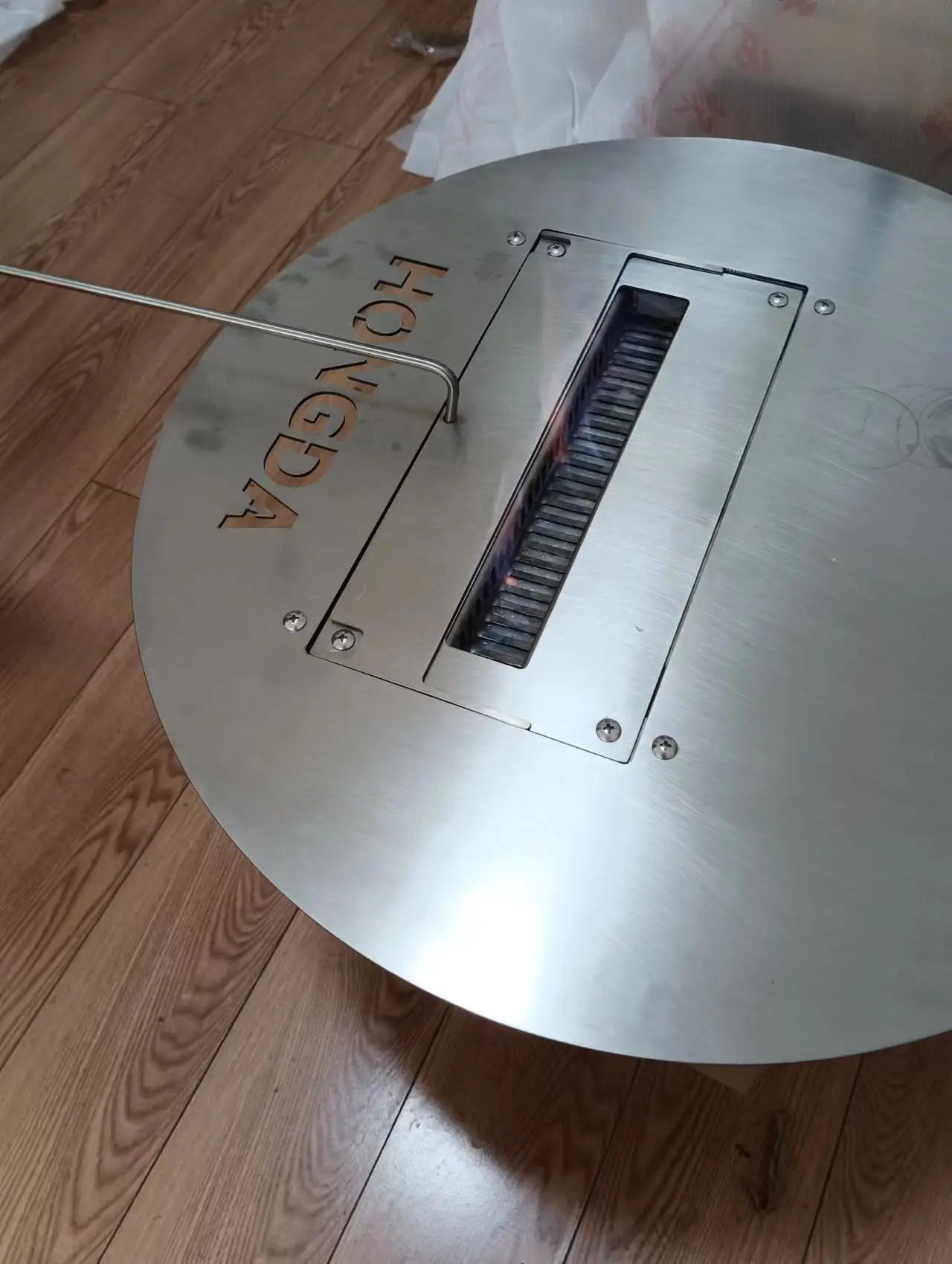 Home Living room indoor ceiling bio fuel burning fireplace