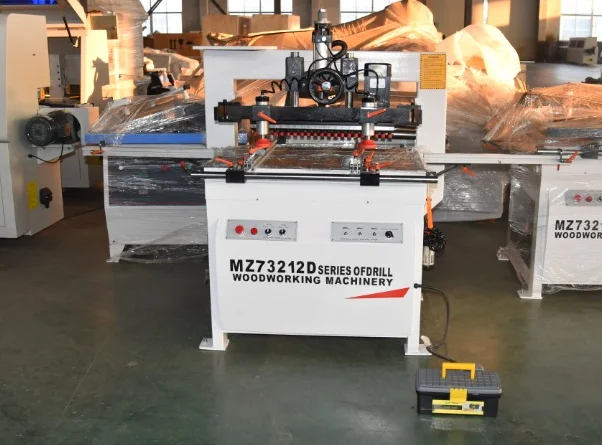 Woodworking double - row multiple drilling machine