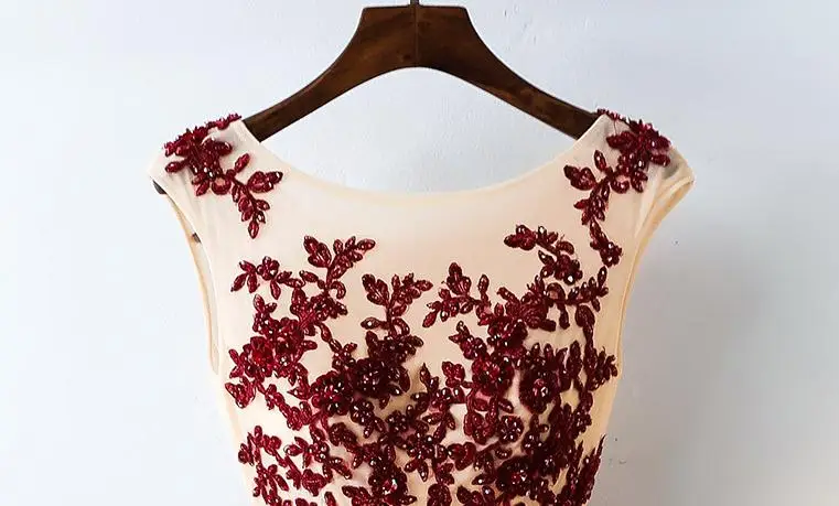 
2020 O Neck Crystal Appliques A Line Long Evening Dresses Elegant Party Lace Draped Tulle Prom Gowns 