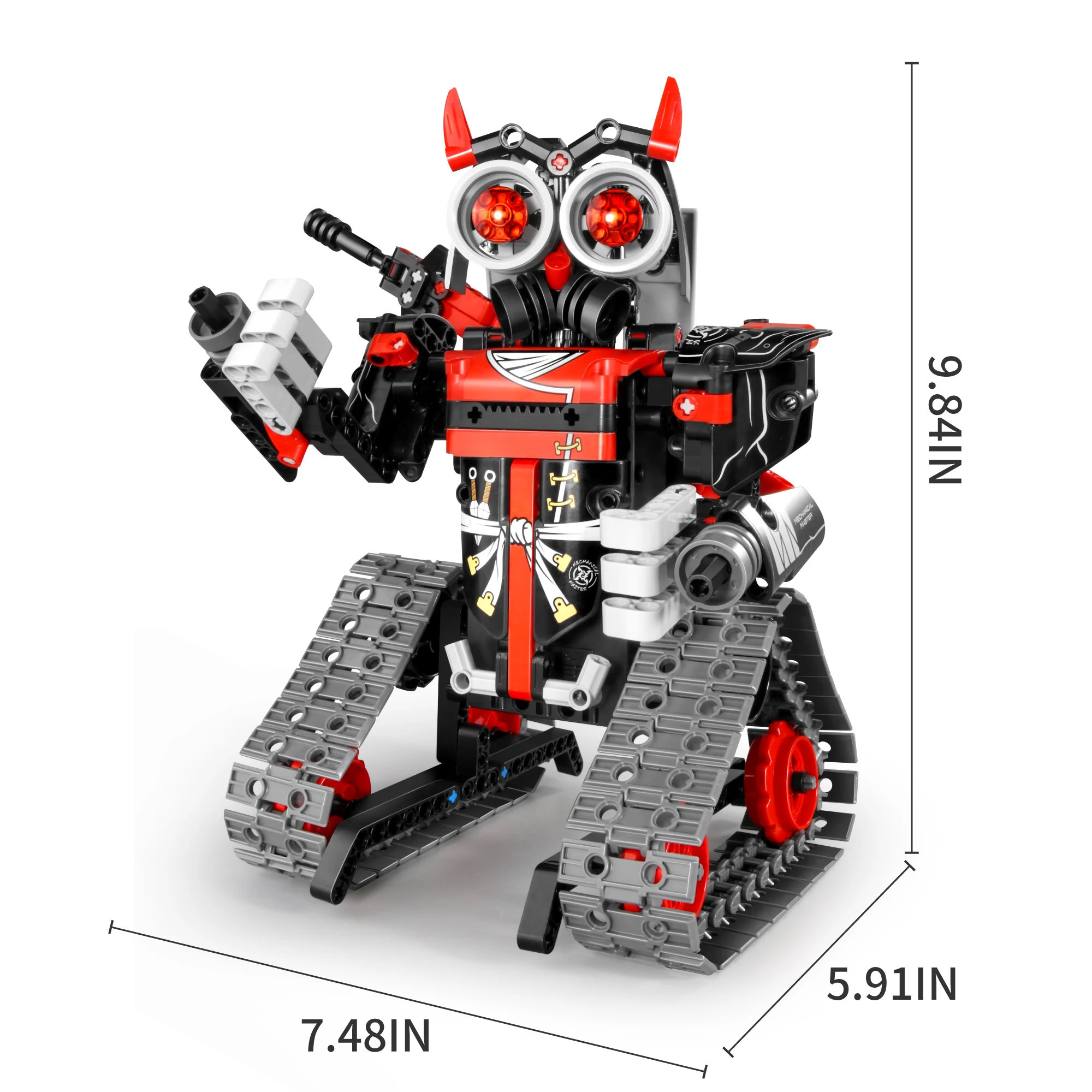 3 in 1 Remote Control STEM DIY Mechanical Robot Kit Educational APP Programming 2.4G RC Building Blocks Toy