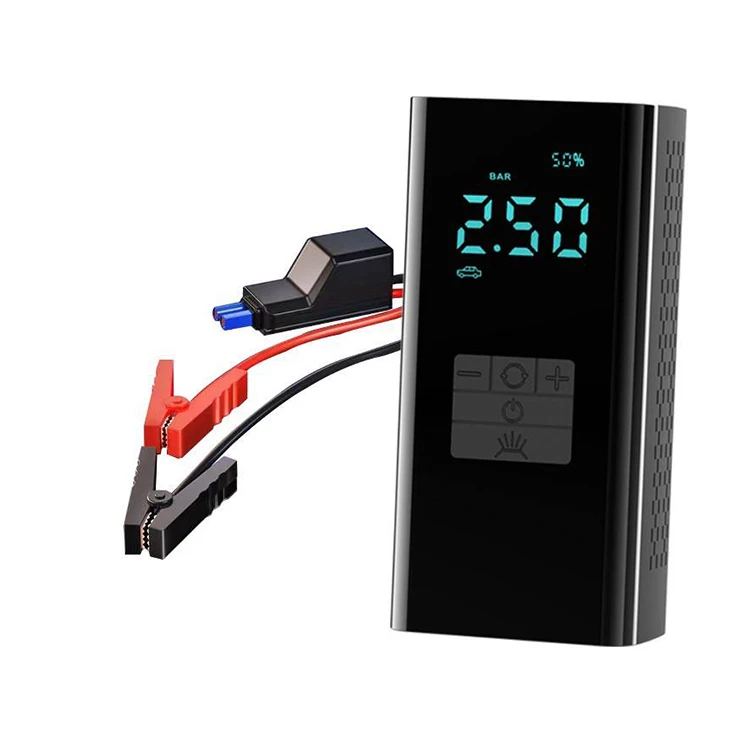 Portable 12v Super Capacitor Jump Starter With Air Compressor Car Starter