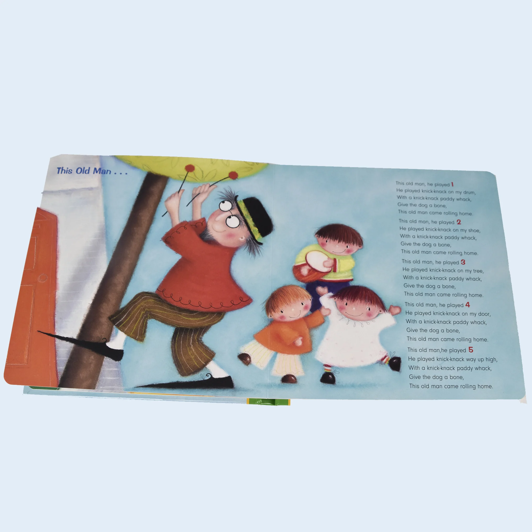 Softcover story book made of C2S paper 4C/4C color printing
