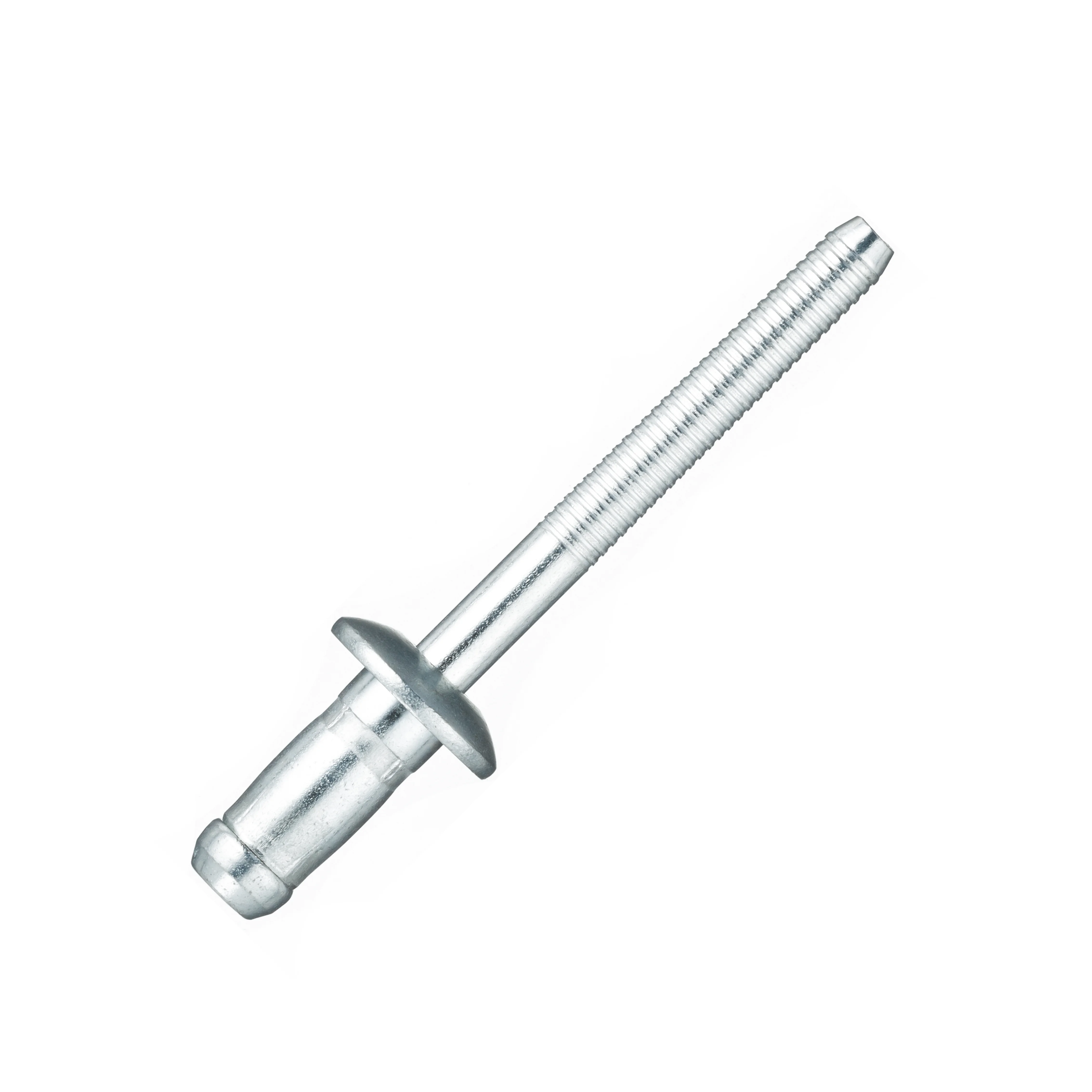 Double head pop color blind rivet with powerful crimping force