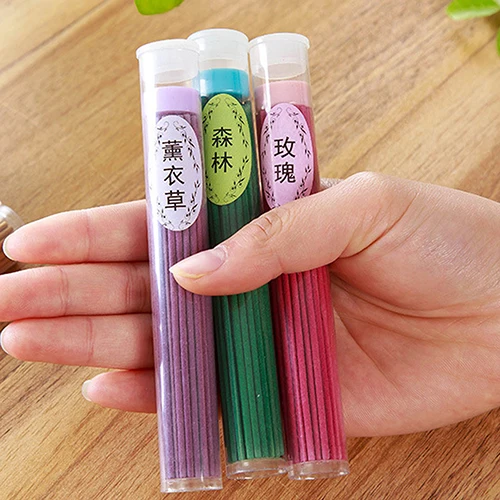 50PCS Sticks Incense Burner Fragrance Spices Natural Aroma Sandalwood Air Freshener Sandalwood Incense Sticks Fragrance Spices