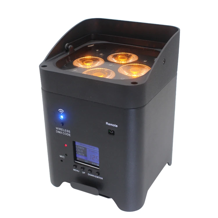 4x12W Led Dmx Wireless Battery Powered Led Par Light/wireless dmx led uplight