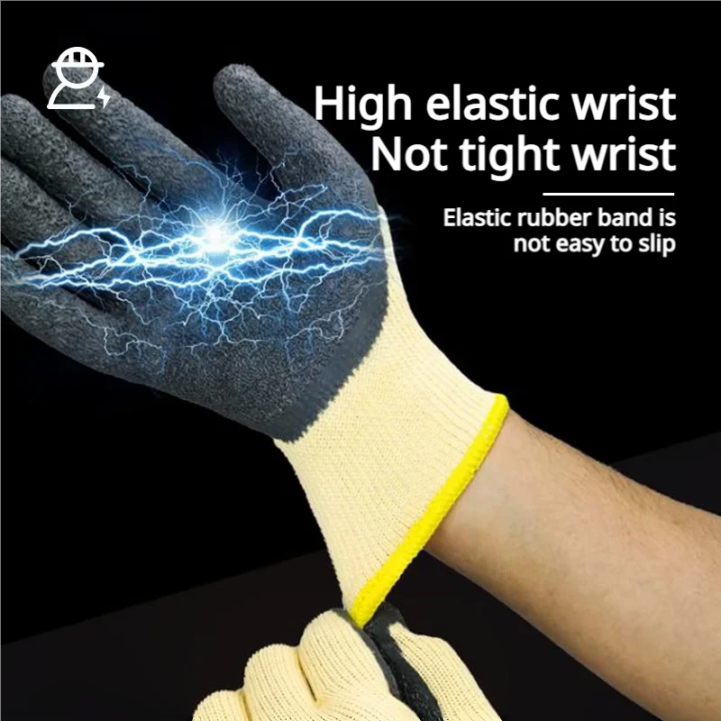 Ultra-Thin 400V Touchscreen Safety Work Gloves for Electricians Low Voltage Dedicated Insulated Flexible Gloves