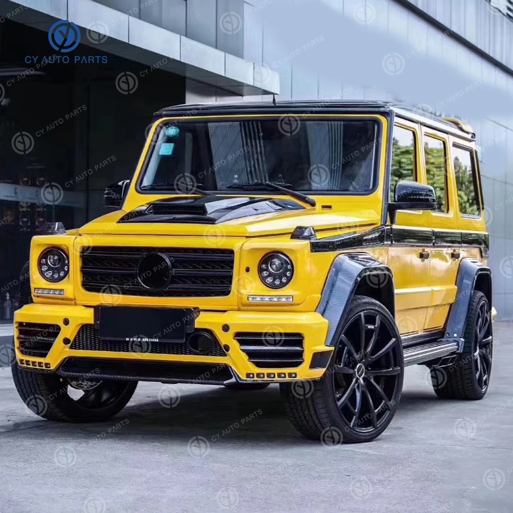 Для Mercedes-Benz G Class W463 G350 G500 G55 G63 из углеродного волокна Модернизированный стиль MSY полный
