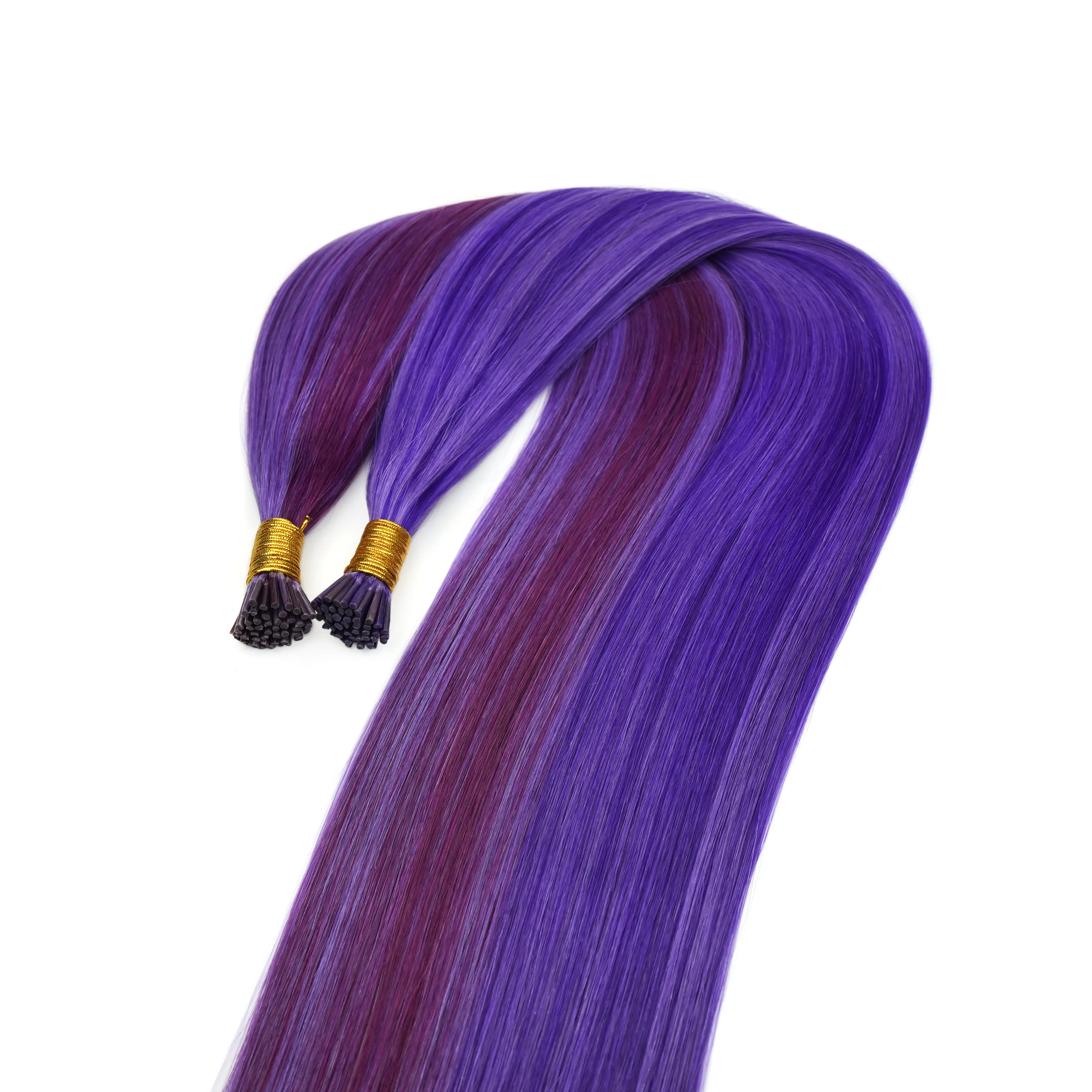 Factory raw I tip  natural human hair 100% extensions 1 gram wholesale russian hair