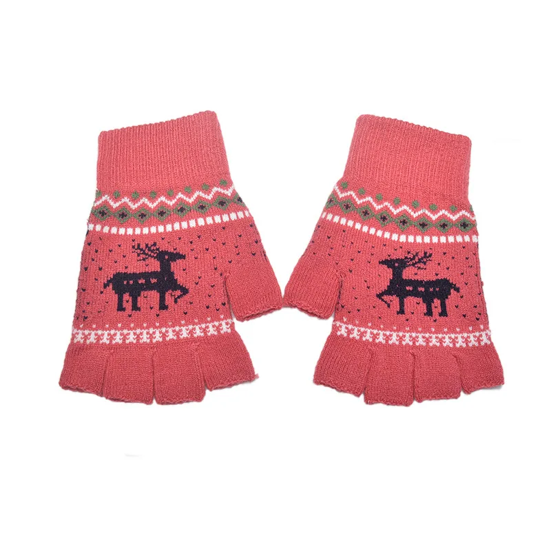 Hot Sale Daily Winter Touch Screen Warm Knitted Mitten Without Fingers