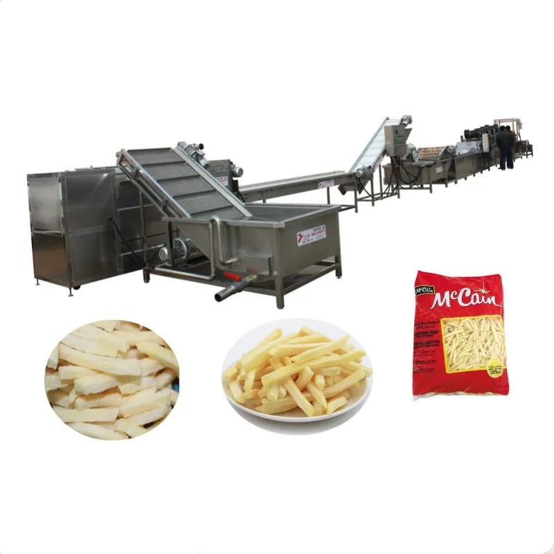 Full Automatic  French fries making machine Potato production line