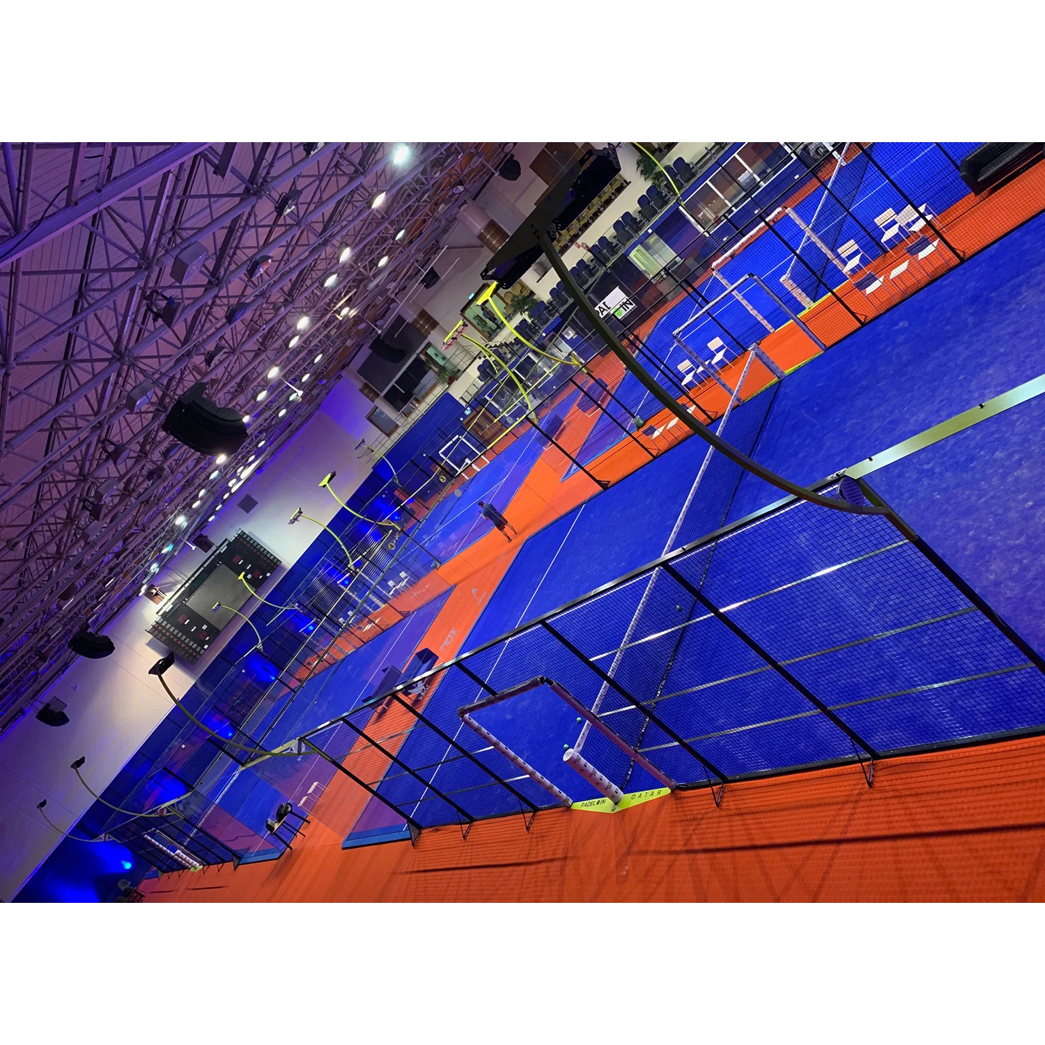 China Manufacture Custom Design Hot Sale Panoramic Canchas De Padel Tennis Court