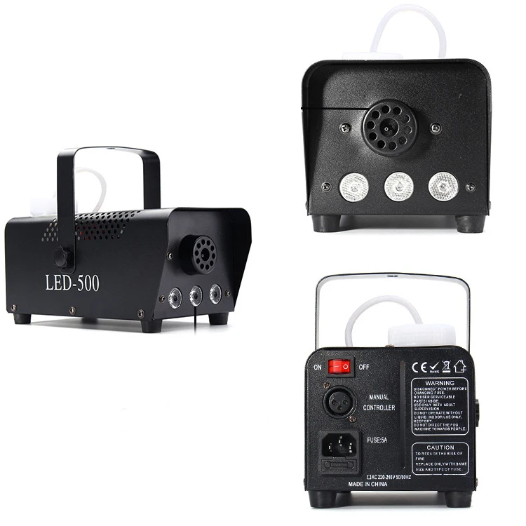 Дымовая машина DJ Fog Machine 400 Вт 500 с проводным пультом дистанционного управления для свадьбы дискотеки вечеринки