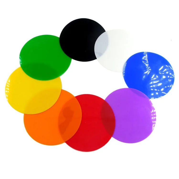 
Non Slip Round Kitchen Coasters Multi-Purpose Bottle Lid Opener Silicone Rubber Jar Gripper Pads 