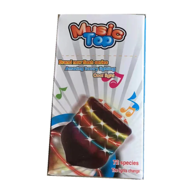 Напольный детский музыкальный гироскоп, деревянный красочный светящийся гироскоп, игрушка, 72 вида, изменение света