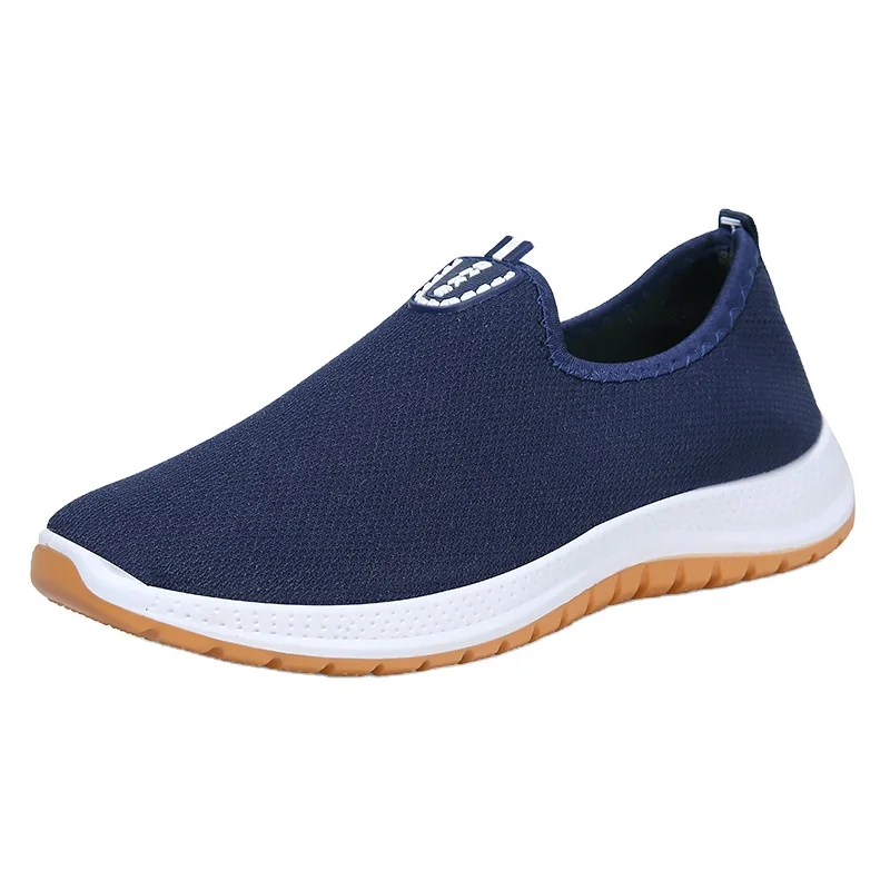 Мужские тканевые туфли Old Beijing, Нескользящие, износостойкие, на толстой подошве, дышащая Спортивная повседневная обувь, на весну