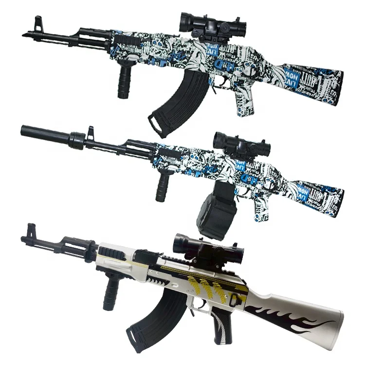 auto electric rainbow anstoy gel ball blaster toy kids water gun game gal jell blaster machine hydro jel blaster bb gun plastic