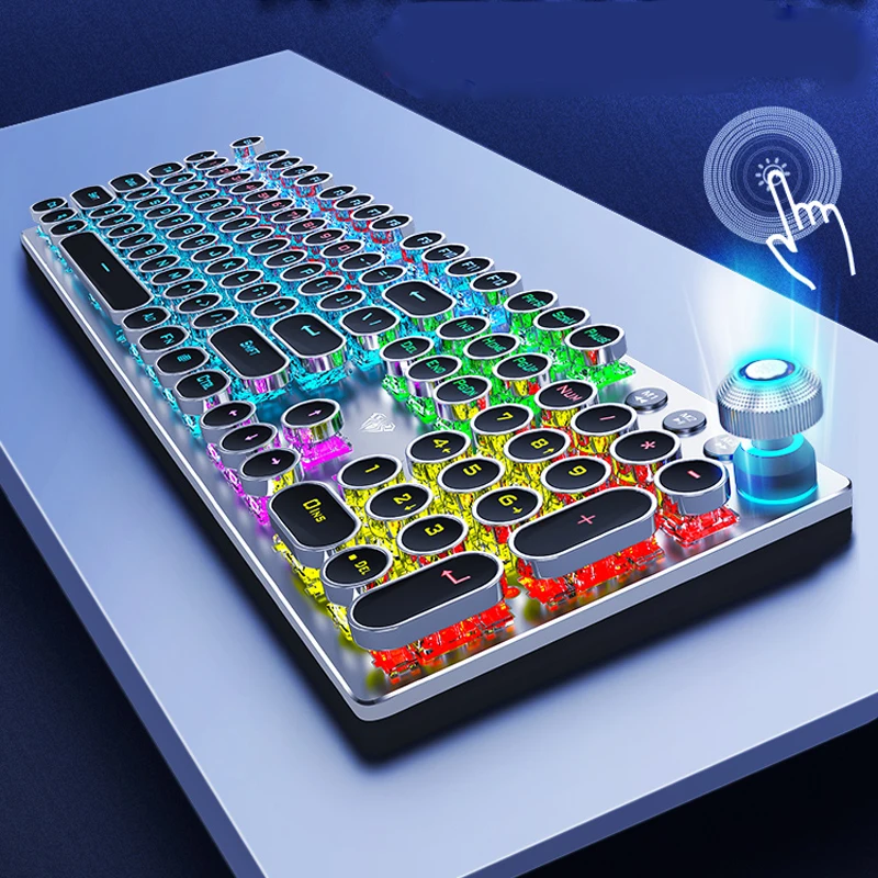 
2020 Best Factory Keyboard Mechanical Keyboard Gaming RGB Breathing light Gaming MINI Mechanical Keyboard 