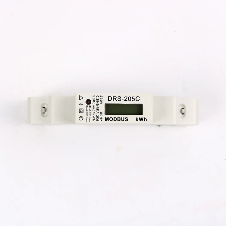 Самый дешевый оптовая продажа DRS-205C MODBUS однофазный Wi-Fi пульт дистанционного управления смарт-цифровой измеритель энергии Хак