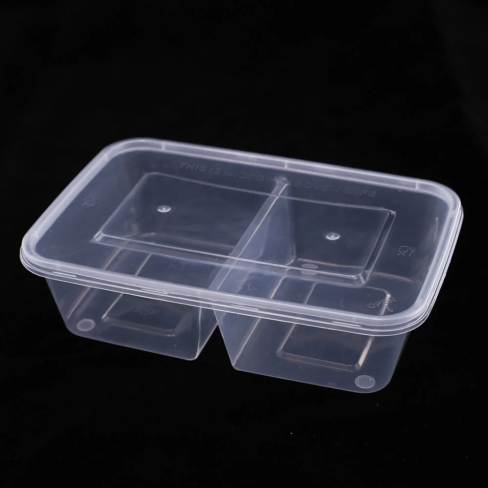 Hot selling compartment  plastic take away food containers tiffin box bento lunch for food restaurant