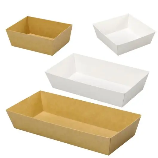 Chinese Takeout Containers Kraft Brown Cardboard Paper Togo Take Out Boxes Biodegradable Eco To go Food For Restaurants Catering
