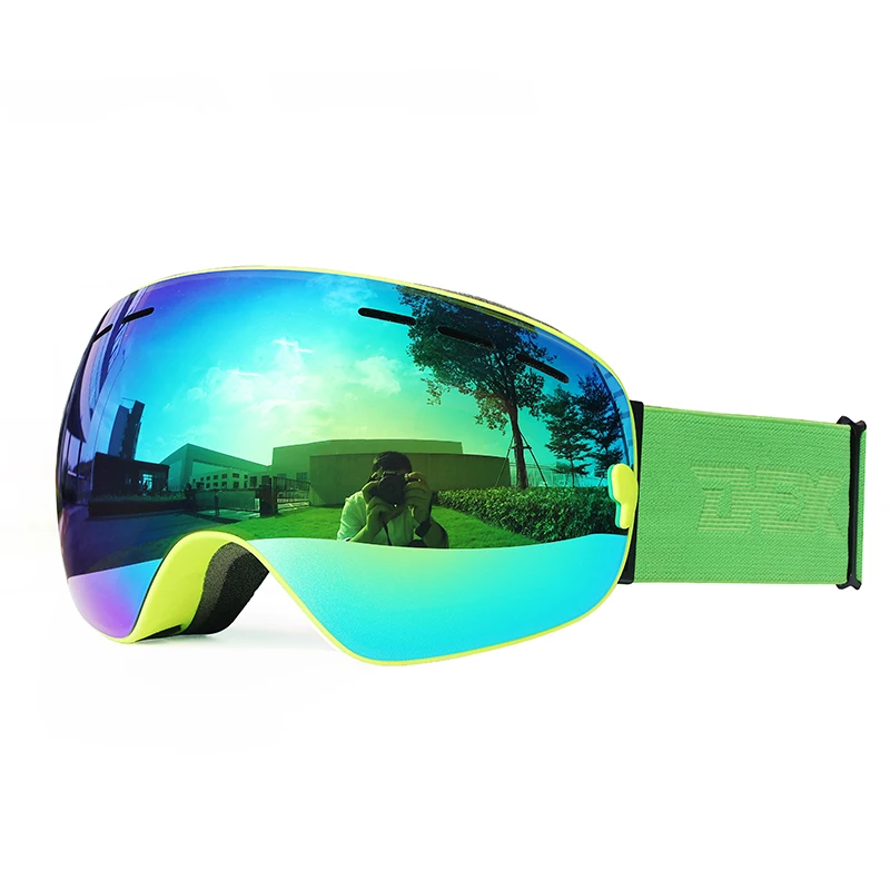 Best sell  snowmobile glasses jet design custom snow boarding goggles ski goggles over glasses