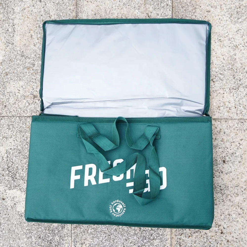 Custom Logo Printed Insulated Pizza Delivery Bag Premium Insulated Food Delivery Bag Extra Large