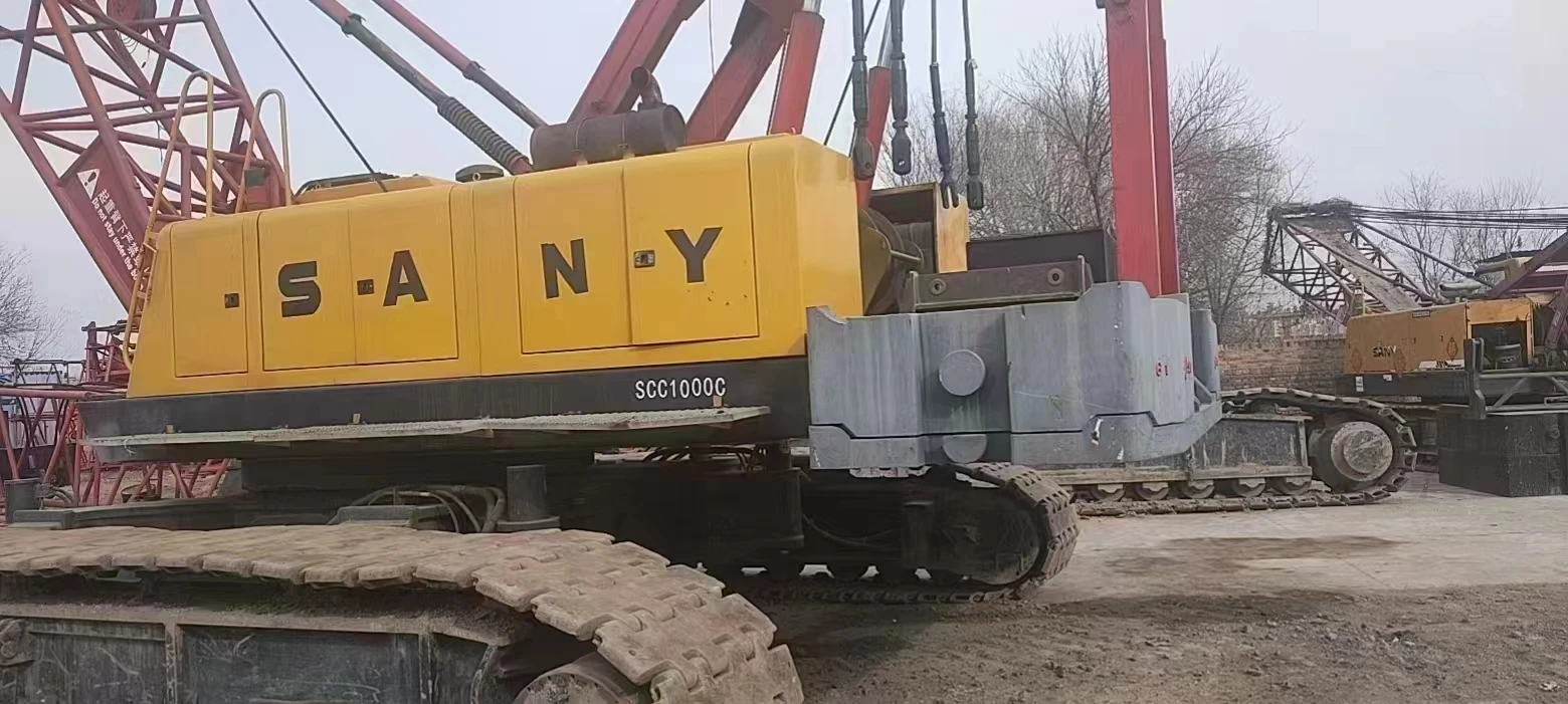 Large SY SANY 100 tons crane Sanhe Smart 100 tons used crawler crane