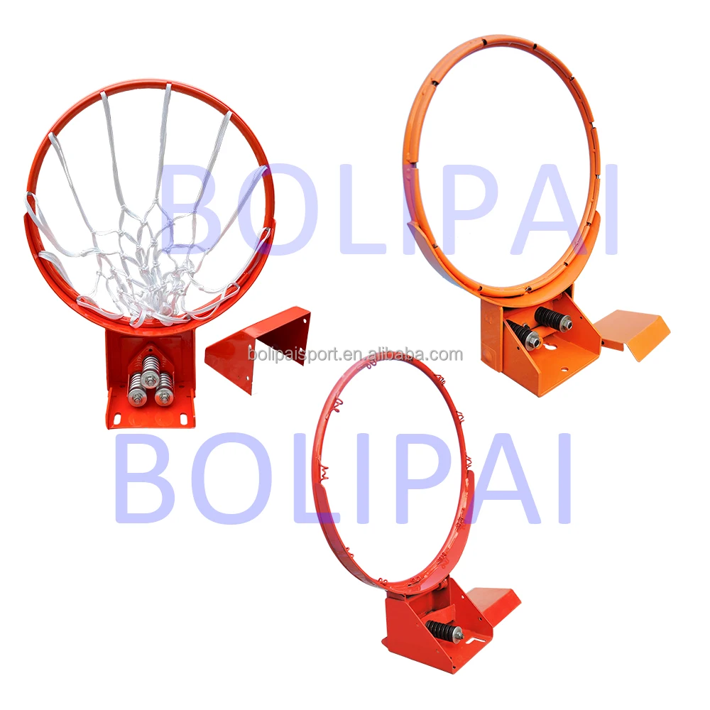 Good quality waterproof solid steel outdoor m dunk basketball rim with nets