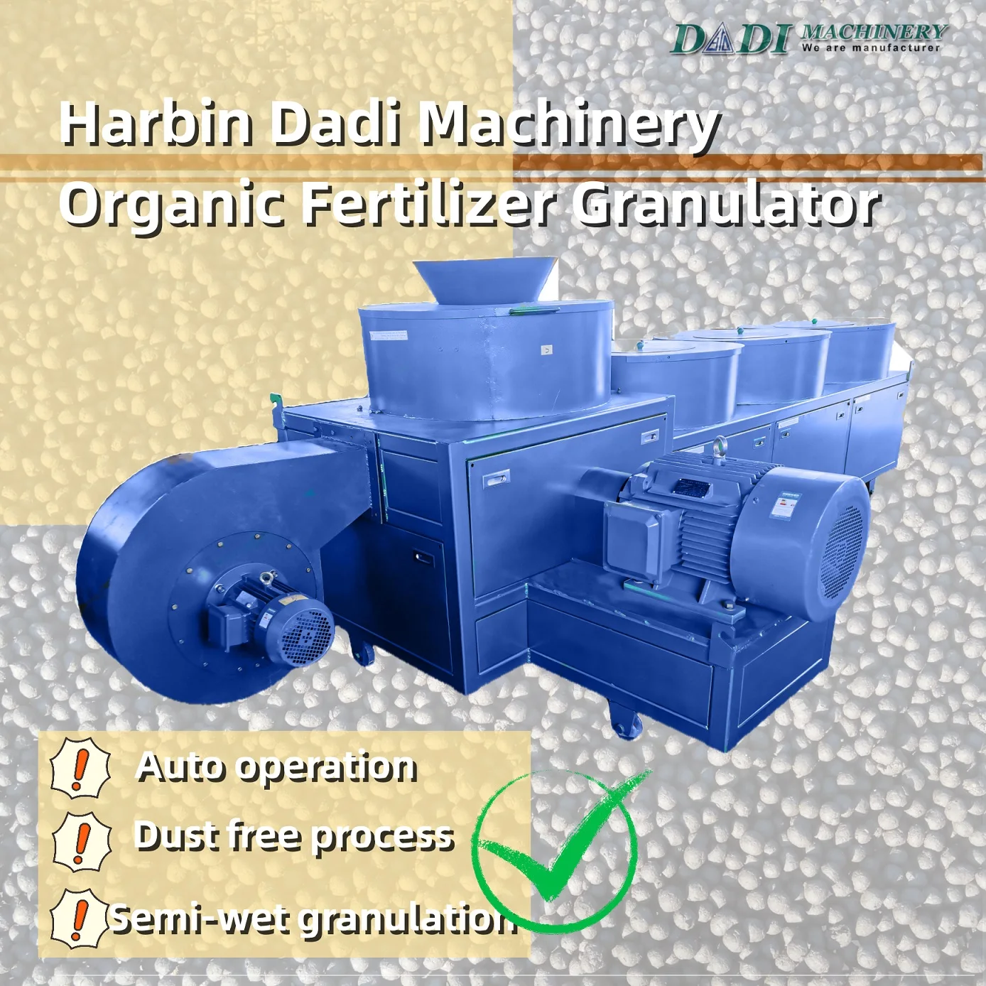 Bentonite Cat litter Granulator Machine