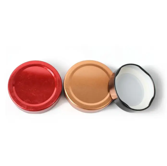 63 70 82 Wide Mouth Round Mason Jar Lids High Metal Cap For Mason Glass Storage Jar Canning Tinplate Split